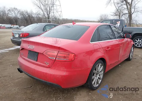 2009 Audi A4 2.0T Premium из США, поврежденный, VIN WAUSF78K69N035208